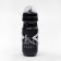 Bicycle bottle, 650 ml, "Master K.", with fastening, black