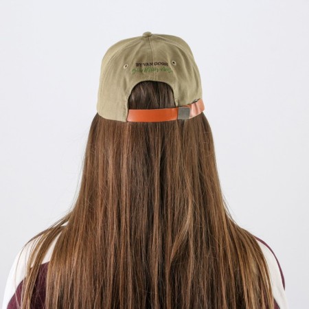 Women's cap "Bright flowers", beige color-7
