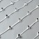 Girlyanda "Bels Light" 50 m, IP65, 2W, white rubber thread, step 20 cm, E27 (without lamps), 220 V