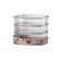 Set of containers on a stand 4 pcs Ruby