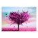 Picture on canvas "Violet Heart" 50*70 cm