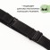 Textile straps, 1.5 cm, 45 cm, steam, black color