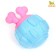 A toy for dogs "Girya", TPR, 11 cm, blue/pink