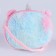 Plush handbag "unicorn" on the lace, the color is pink