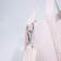 Bag Women's Tout on the button, a lightning cosmetic bag, beige color