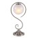 Fabbio table lamp, 1x40W E14, Nickel color