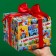 Glossy packaging paper, "Happy Birthday", Blue Tractor, 70x100 cm