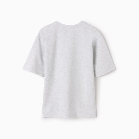 Women's T -shirt Oversize minku: One Most Brand Color Gray Melange, Size 42-7