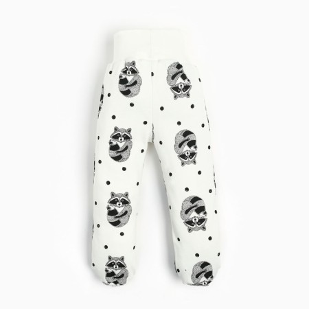 Children's sliders, white/raccoon color, height 80 cm-3