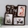 Photo frame LHDF "Family" 33x33 in 3 photos 10x15 cm, col. Wenge (plastic screen)