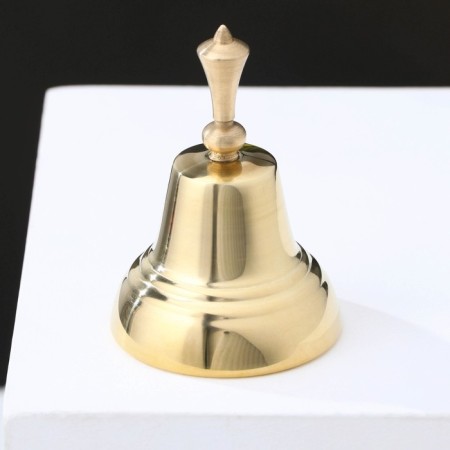 Valdai bell "vertebra No. 3", polished, with a short handle, d = 40 mm-1