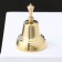 Valdai bell "vertebra No. 3", polished, with a short handle, d = 40 mm