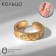 Love ring, gold, dimensionless