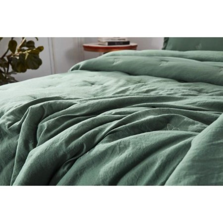 A set with a veil of "Rebeca", size 160x220 cm, 50x70 cm, color malachite-2