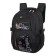 Youth backpack 40 x 28 x 14 cm, ergonomic back, Monkking, W201 Black
