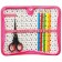 Penal frame, 1 section, 115x20x30 mm, laminated cardboard, Minnie Mouse and unicorn