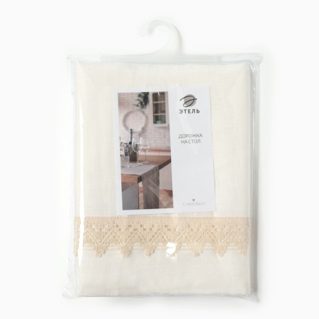 The path to the table Ethel Kitchen Linen 40x176 cm, 100% linen 240 g/m2-6