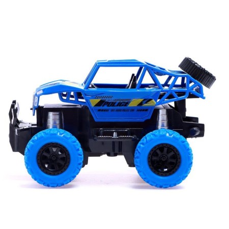 Radio -controlled jeep "Police", works from batteries, mix-1