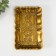 Standing interior polystone "Baroque" gold 18x11x2 cm