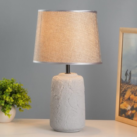 Ramina table lamp E14 40W gray 22.5x22.5x37cm Risalux-1