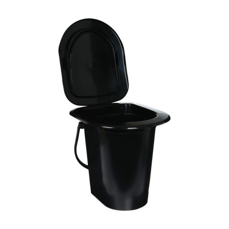 Bucket-loop, h = 39 cm, 17 l, removable chair, black-2