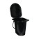 Bucket-loop, h = 39 cm, 17 l, removable chair, black