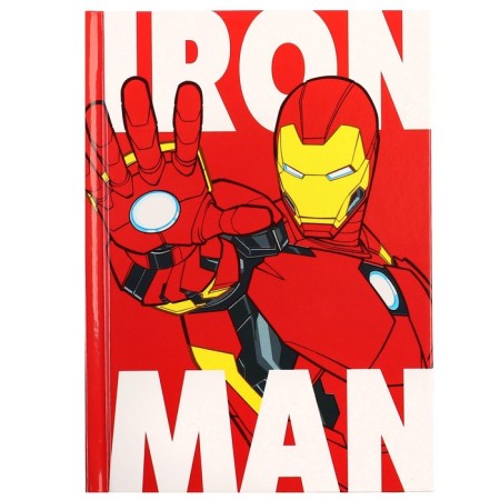 Notepad A6, 40 sheets in a solid cover, iron man, Avengers-2