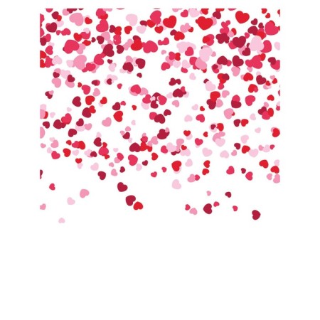 Pillow Rain “Rain of hearts, decorative, size 16x45 cm-1
