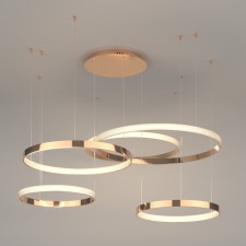 Умный подвесной светильник Posh, светодиодная лента, 128x142 см