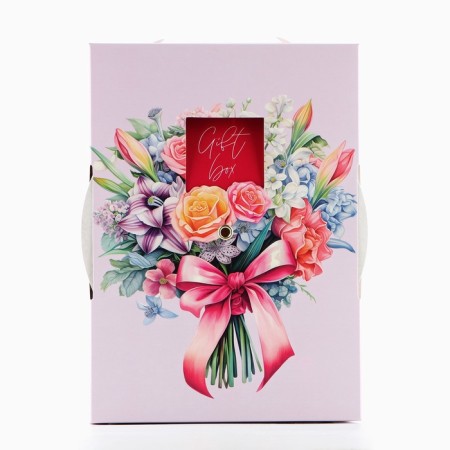 Folding box "Bouquet for you", 21 x 15 x 7 cm-4