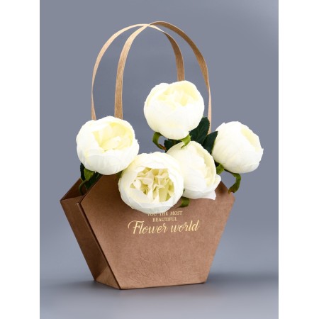 Bag for flowers embroidery craft, "the most beautiful", moisture -resistant, 23x15x9 cm