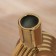 VAZA Ceramics Table "Bram" bottle, 28x14 cm, gold