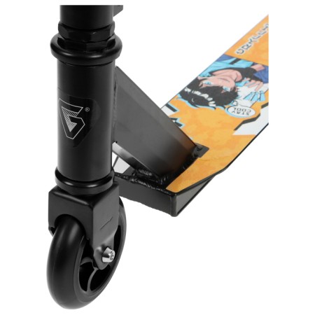 Scarlet Graffiti Zigzag 23, Pu Pu 100 mm, 85a, black color-1