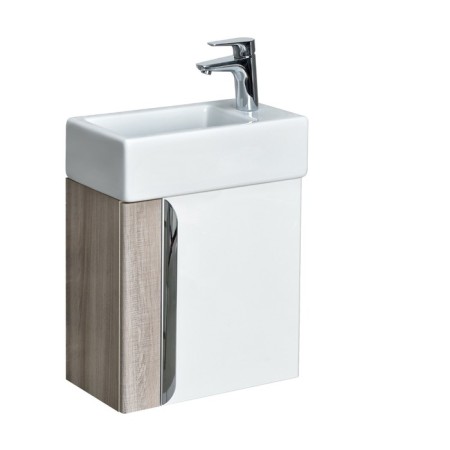 Tumbling under the Aquaton sink Vita, white color, ash shimo