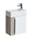 Tumbling under the Aquaton sink Vita, white color, ash shimo