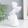 Souvenir Polystone "Baby Angel with a hat" Snow-white "mix 9.5x6x14.7 cm