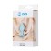 Anal plug with the TODO BY TOYFA Brilliant, silicone, mint color, 7 cm, d = 2.8 cm