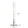 Pioneer MS012 mop for washing the floor, with a spray, 400 ml, 124 cm, white-brown color