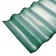 Fencing for the flowerbed, 110 × 24 cm, green, "wave", Greengo