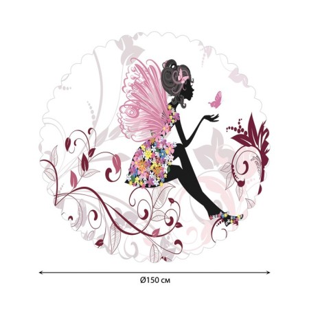 The tablecloth “thoughtful fairy”, round, Saten, d = 150 cm-1