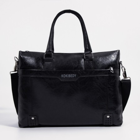 Male bag, black color-1