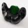 Concrete Kashpo "ass with ears" with moss 8x10 cm black (moss green stabilized)