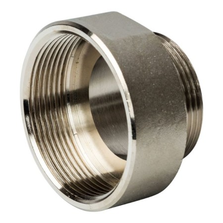 Adapter Stout SFT-0008-002112, 2 "x 1 1/2", internal/outer thread, nickel. brass-2