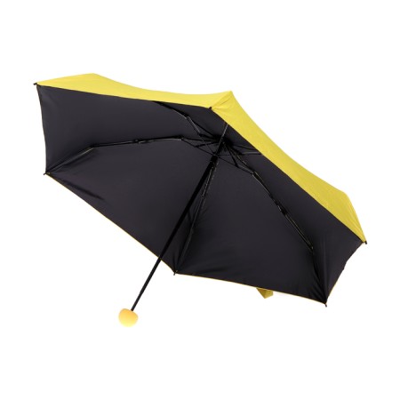 Gift set fan and umbrella, yellow-3