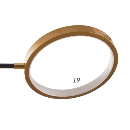 Causteen with PDU 2300/7GD LED 150W 3000-6000k gold 75x75x9 cm Bayerlux-6