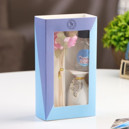Gift set with a diffuser "Vase with a flower" Sakura, "Wealth of aroma"-6