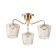 Laurah Laura 3x60W E27 Gold 54x54x29 cm.