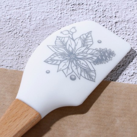 A set of silicone blades "New Year's mood", 2 pcs in a set (26x5 cm, 23.3x4.3 cm)-4