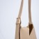 Magnet bag bag, lightning cosmetic bag, beige color