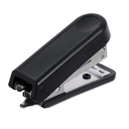 Stapler No. 10, up to 10 sheets, Attomex mini, built -in anti -stepler, black-2